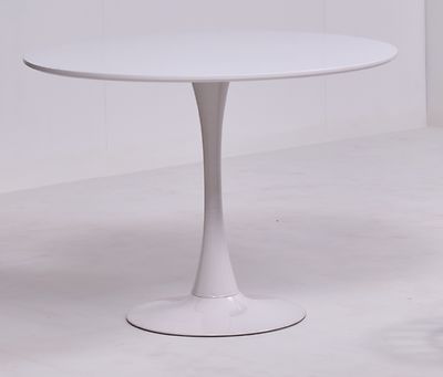 Round pyöreä ruokapöytä 100cm valkoinen 2-laatu
