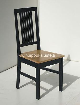 Moona tuoli musta / luonnonväri
