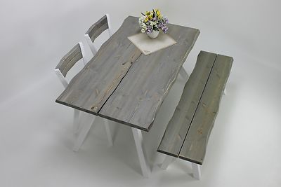 Lana lankkupöytä + 2-tuolia ja penkki
