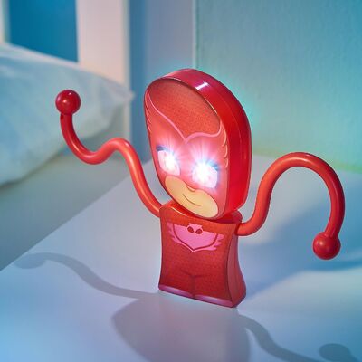 PJ MASKS Owlette Pyjamasankarit  punainen taittovalaisin 275PJO