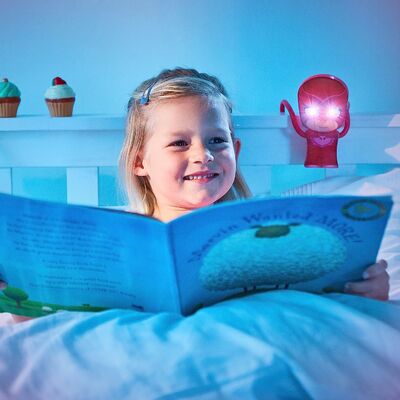 PJ MASKS Owlette Pyjamasankarit  punainen taittovalaisin 275PJO