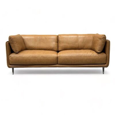 Moon 3-istuttava sohva ruskea