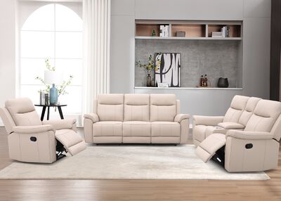 Crosby 3-istuttava mekanismisohva beige