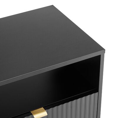 Raita yöpöytä musta