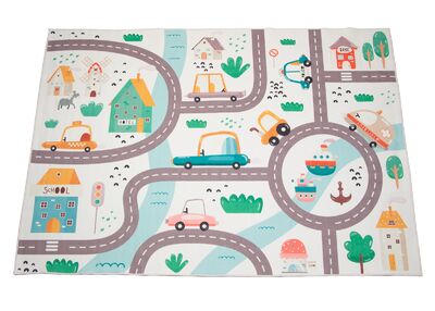 Lasten liikennematto Town 120x170cm