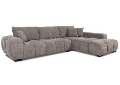 Aiden kulmadivaani oikea, tummaharmaa