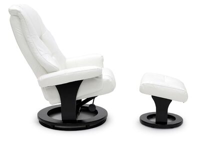 Benson tv-tuoli+rahi valkoinen