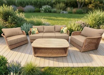 Cliff puutarhakalustesetti beige