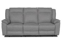 GOMEZ 3-istuttava mekanismisohva sähkösäädöllä vaaleanharmaa