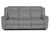 GOMEZ 3-istuttava mekanismisohva sähkösäädöllä vaaleanharmaa