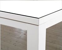 Lasikansi pöytään Optiwhite lasilla