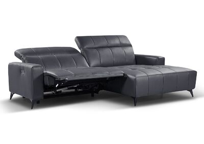 Elmira kulmadivaani oikean kätinen tummanharmaa