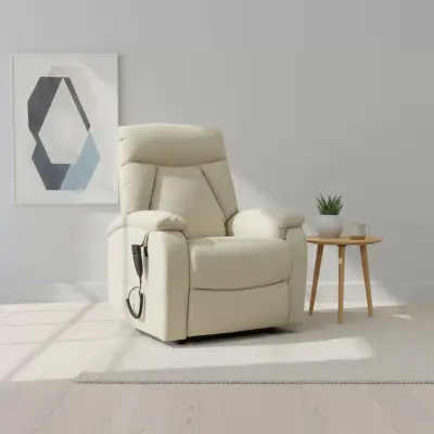 Sampo sähkösäätöinen mekanismituoli nostoavustimella Kenya Khaki beige