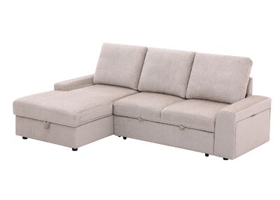 Kyöto kulmadivaan vuoteella vasemman kätinen beige