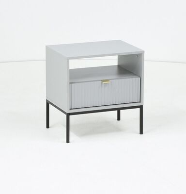 Latte yöpöytä harmaa