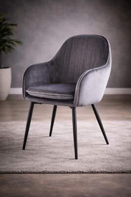 Como tuoli tummanharmaa