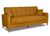 Latika 3-istuttava vuodesohva keltainen (Massimo 15)