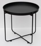 Blackmetal pyöreä tarjotinpöytä