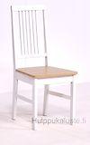 Moona tuoli valkoinen/luonnonväri koivu