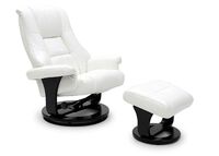 Benson tv-tuoli+rahi valkoinen