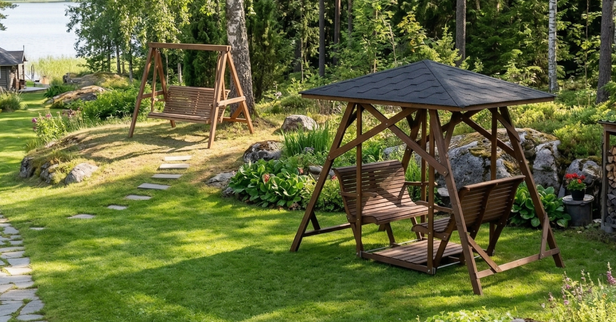 Pihakeinu täydentää oleskelualueen