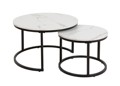 Opal sarjapöytä valkoinen/musta