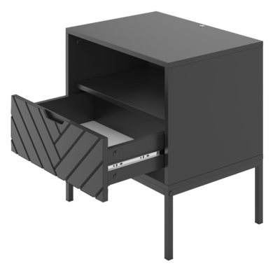 Aspen yöpöytä musta 04