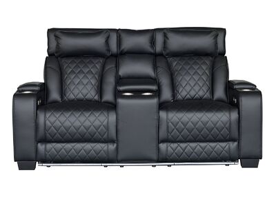 CINEMAX 2-istuttava sohva musta