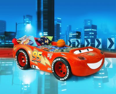 Salama McQueen Cars autosänky+patja ABS