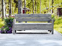 Village penkkisohva harjattu harmaa