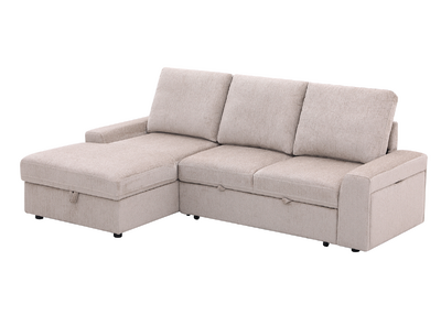 Kyöto kulmadivaan vuoteella vasemman kätinen beige