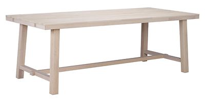 Brooklyn pöytä 220x95cm valkolakattu tammi
