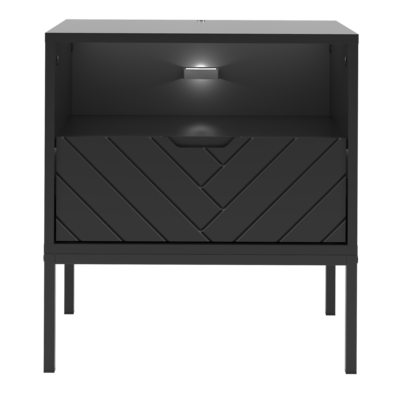 Aspen yöpöytä musta 04