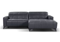 Elmira kulmadivaani oikean kätinen tummanharmaa