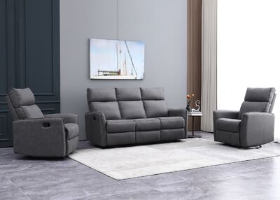 BAYFORD 3-istuttava mekanismisohva harmaa