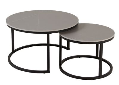 CT 017 sarjapöytä harmaa kivi/musta