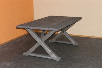 Vanamo lankkupöytä harjattu harmaa 180cm