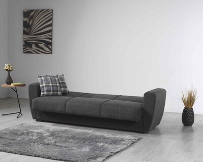 DOLCE 3-istuttava vuodesohva tummanharmaa