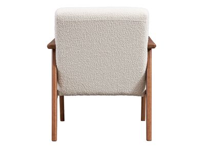 KIARA lepotuoli valkoinen boucle