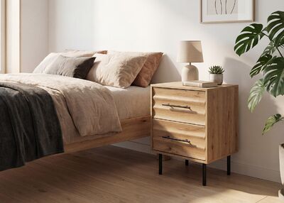 Falun yöpöytä artisaani tammi