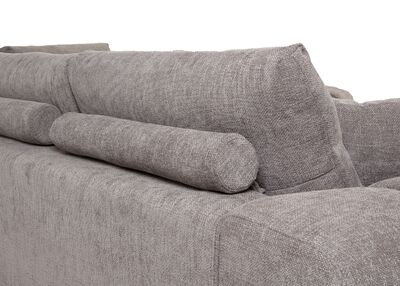 Aiden kulmadivaani oikea, tummaharmaa