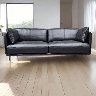 Moon 3-istuttava sohva musta