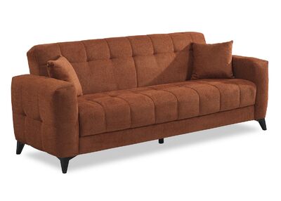 Hermes 3-istuttava vuodesohva terrakota
