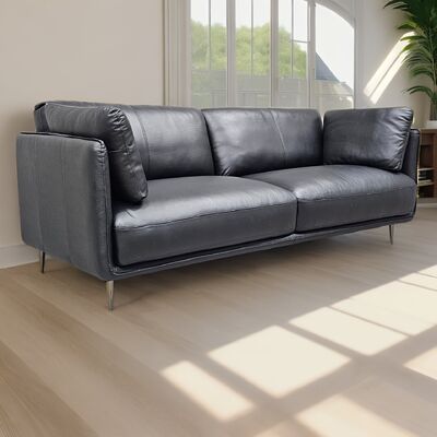 Moon 3-istuttava sohva musta