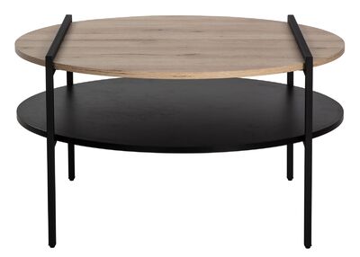 Mist sohvapöytä vaaleatammi/musta