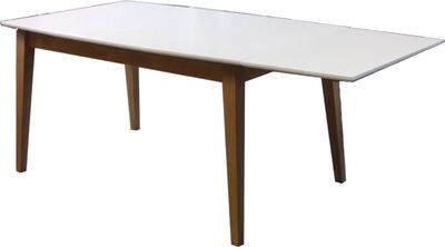 Gustav ruokapöytä 140x90cm öljyttytammi/valkoinen