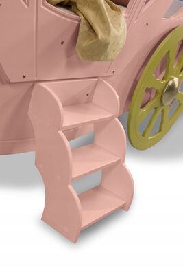 Prinsessa vaunusänky vaaleanpunainen