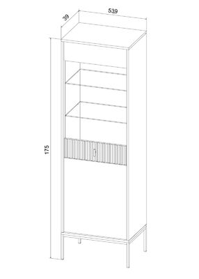 Maggiore vitriinikaappi kashmire