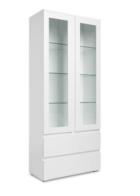 Image 50 vitriinikaappi valkoinen