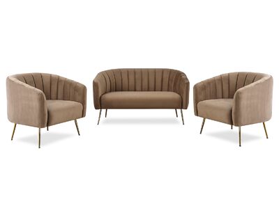 Acao 2405 2-istuttava sohva ruskea